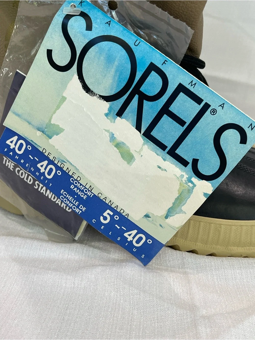 Vintage Men’s Sorel Manitou KAUFMAN QUALITY Snow Boots Made in Canada. S10 NWT